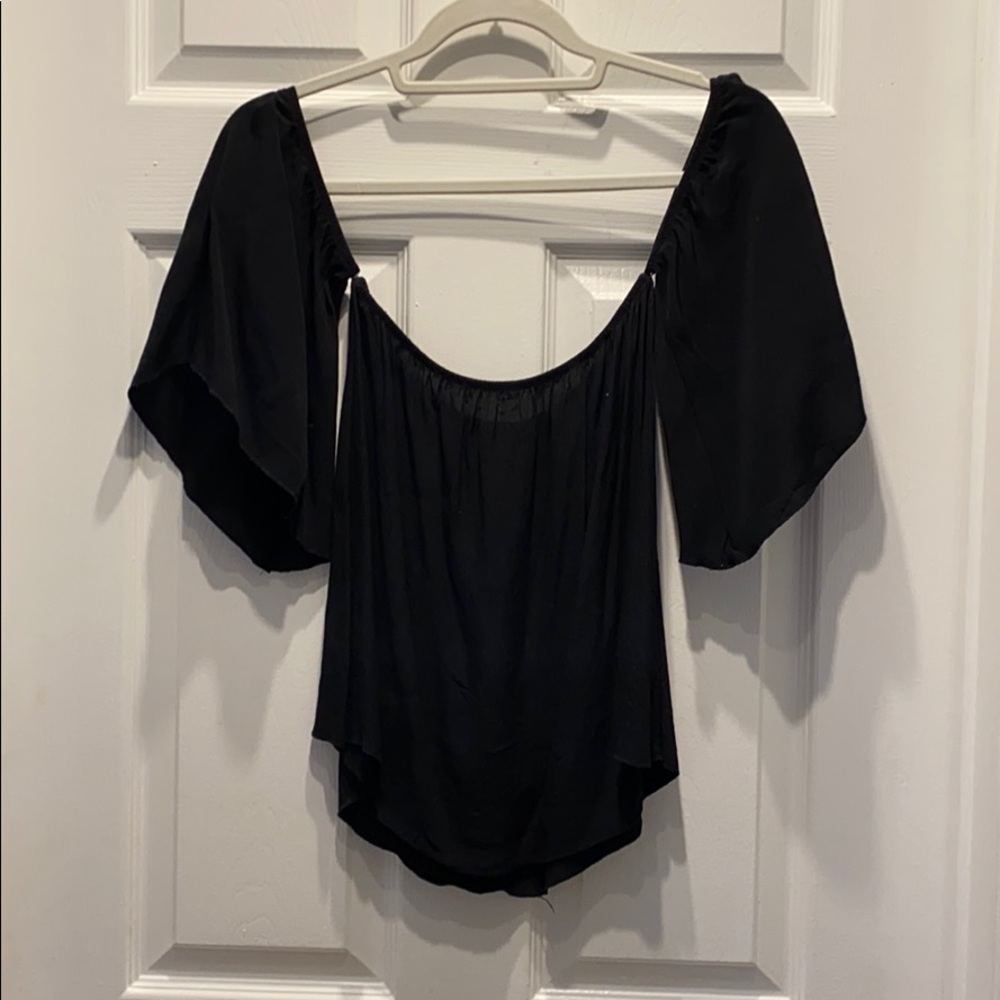 Flowy black blouse